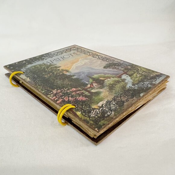 Vintage 1946 Photo Album Niagara Falls New York & Canada Clippings Cars Trolley - Picture 2 of 16